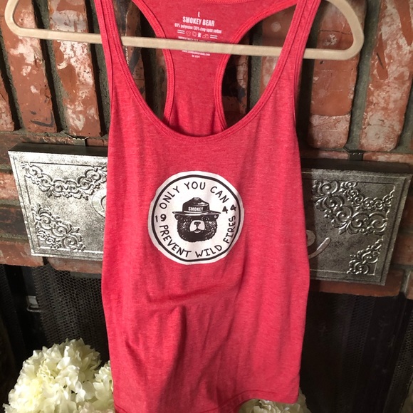 Smokey Bear Disney Tops - Smokey Bear size L razor back tank top from Disney